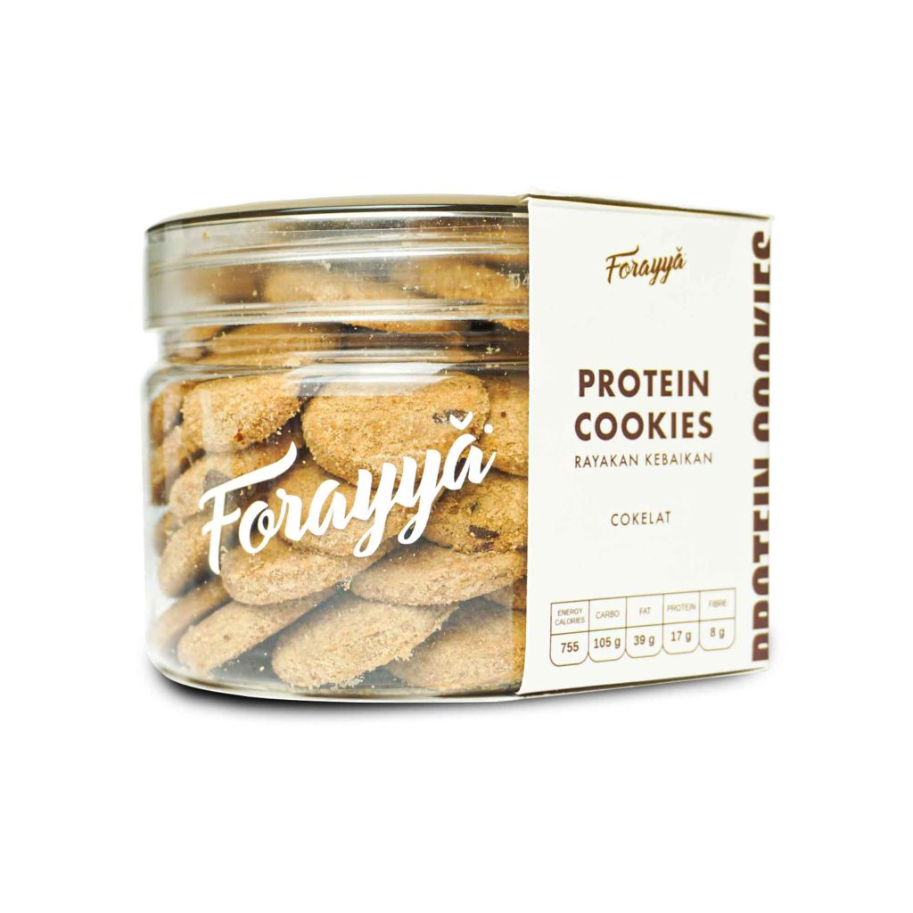Forayya Protein Cookies Jar (Choco)